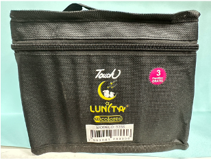L200-80(Caja-16)TOUCH LUNITA DOBLE PUNTA 80 COLORES