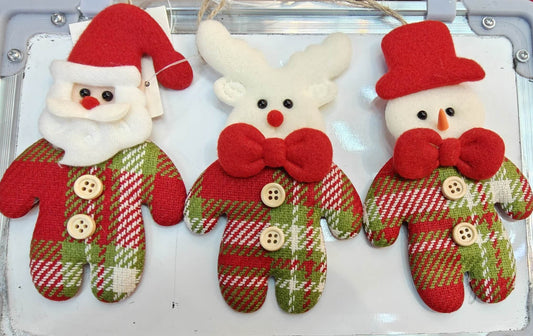 N-18  COLGANTE DE NAVIDAD MUÑECOS (75Docenas)