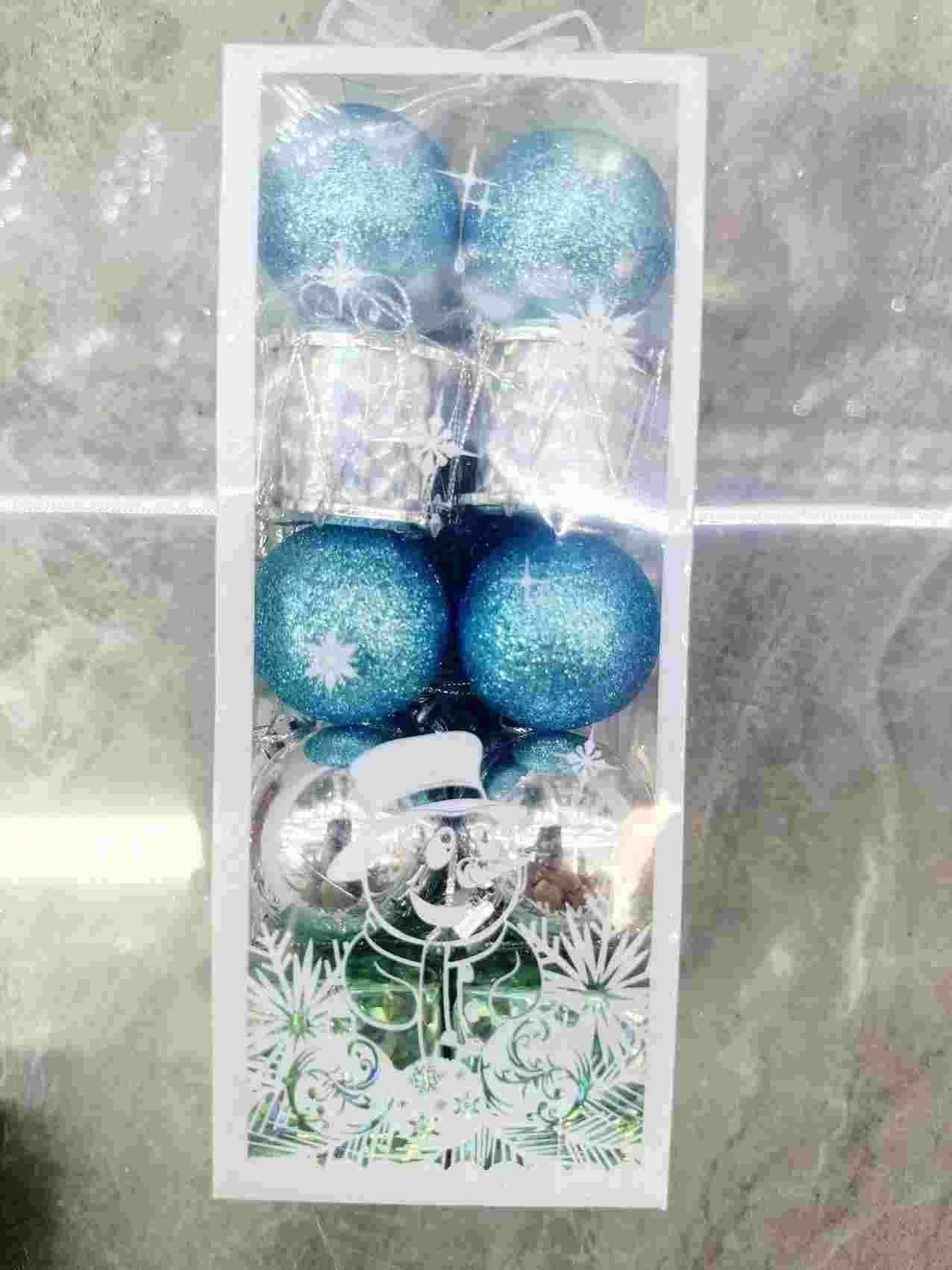 N-181  ESFERAS DE NAVIDAD/4CM (120CAJITAS)