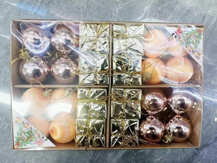 N-187  ESFERAS DE NAVIDAD/4CM (90CAJITAS)