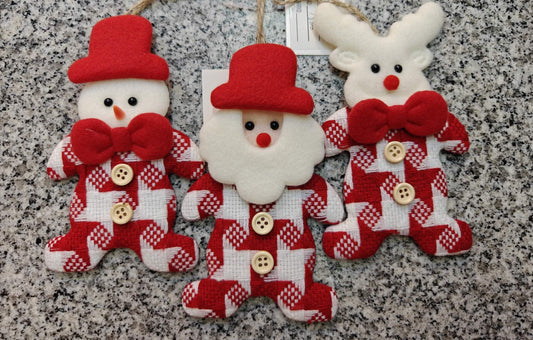 N-19  COLGANTE DE NAVIDAD MUÑECOS (75Docenas)