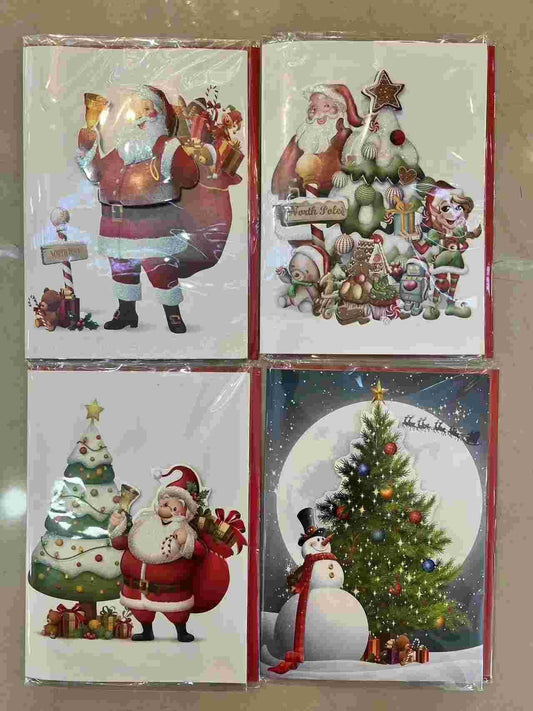N-70 TARJETA DE NAVIDAD CON MUSICA14.5*20CM (20CAJITAS)