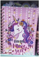 PP-UN-3(Caja-100)LIBRETA CON SEPARADOR
UNICORNIO 100 HOJAS