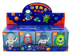 QH-8423(Caja-144)GOMA DE BORRAR CON FIGURA MONSTRUO
12 PZS X 12 CAJITAS