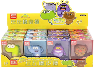 QH-8440(Caja-144)GOMA DE BORRAR CON FIGURA ANIMALITO
12 PZS X 12 CAJITAS