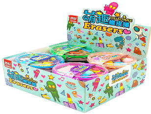 QH-8612(Caja-144)GOMA DE BORRAR CON FIGURA