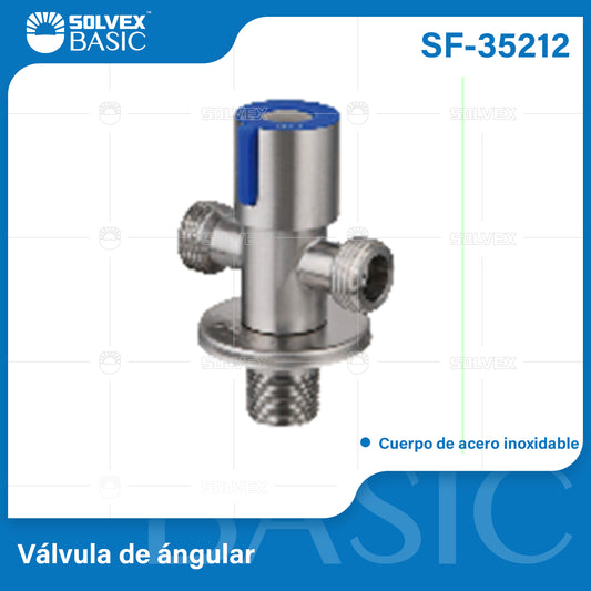 SF-35212 (Caja master 120)(MOQ 2 pzs=1 caja) Válvula de ángular