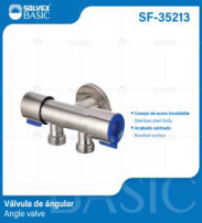 SF-35213 (Caja master 60)(MOQ 1 pz=1 bolsa) Válvula de ángular Angle valve
