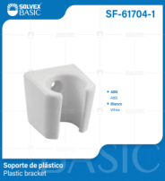 SF-61704-1 (Caja master 500)(MOQ 1 pz=1 bolsa) Soporte de plástico Plastic bracket