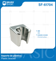 SF-61704 (Caja master 500)(MOQ 1 pz=1 bolsa) Soporte de plástico Plastic bracket