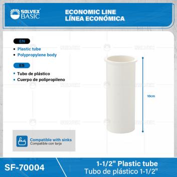 SF-70004-(Caja master 1 CTN=400 SKU)-(MOQ 1 SKU)-Tubo de Plástico
Cuerpo de polipropileno