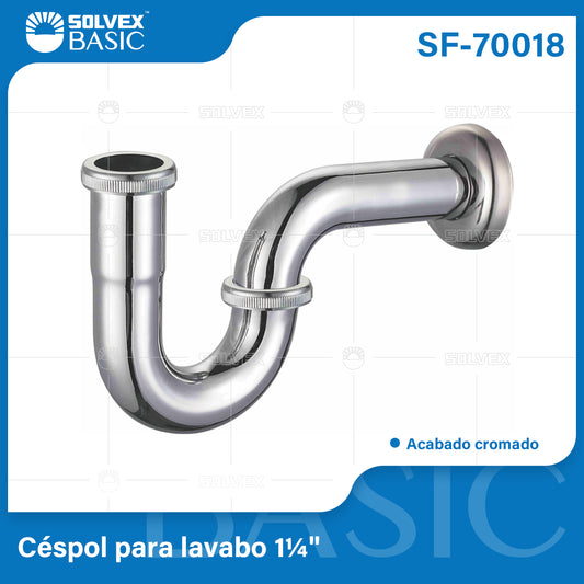 SF-70018 (Caja master 50)(MOQ 1pz=1caja) Céspol para lavabo 1¼"