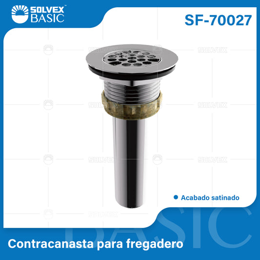 SF-70027 (Caja master 50)(MOQ 1pz=1caja) Contracanasta para fregadero