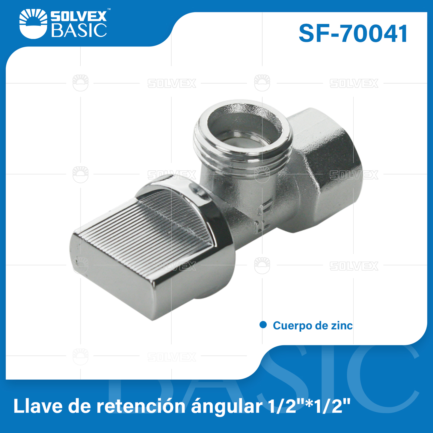 SF-70041-(Caja master 1 CTN=200 SKU)-(MOQ 20 SKU)-Llave de retención ángular 1/2" x 1/2"
Inseparable