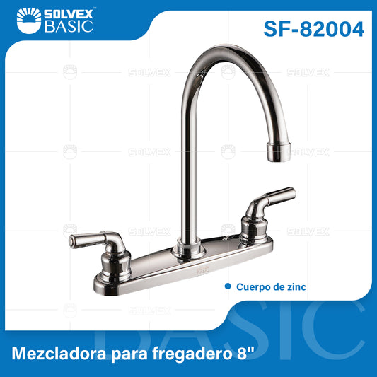 SF-82004 (Caja master 12)(MOQ 1 pz=1 caja) Mezcladora para fregadero 8