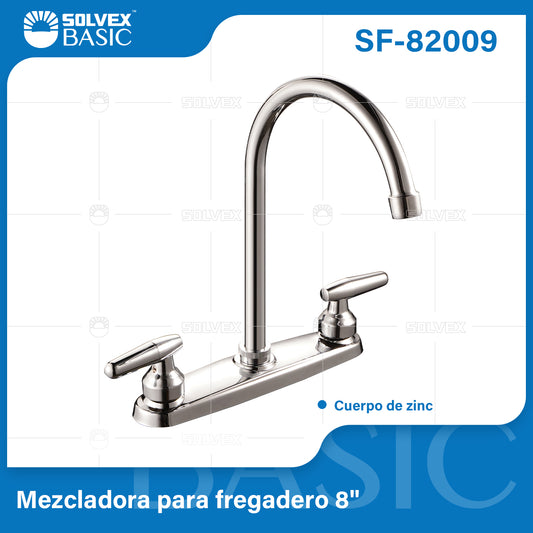 SF-82009 (Caja master 12)(MOQ 1 pz=1 caja) Mezcladora para fregadero 8