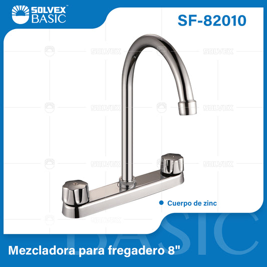SF-82010 (Caja master 12)(MOQ 1 pz=1 caja) Mezcladora para fregadero 8