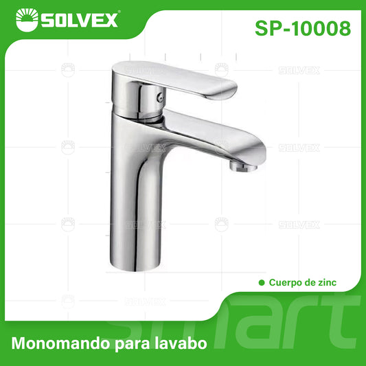 SP-10008 (Caja master 10)(MOQ 1 pz=1 caja) Monomando para lavabo