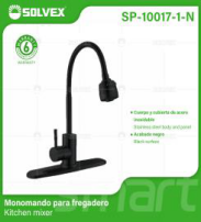 SP-10017-1-N (Caja master 10)(MOQ 1 pz=1 caja) Monomando para fregadero Kitchen mixer