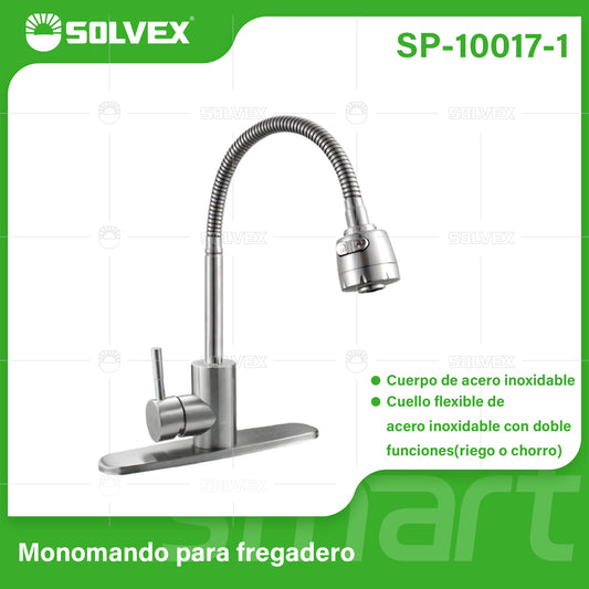 SP-10017-1 (Caja master 10)(MOQ 1 pz=1 caja) Monomando para fregadero