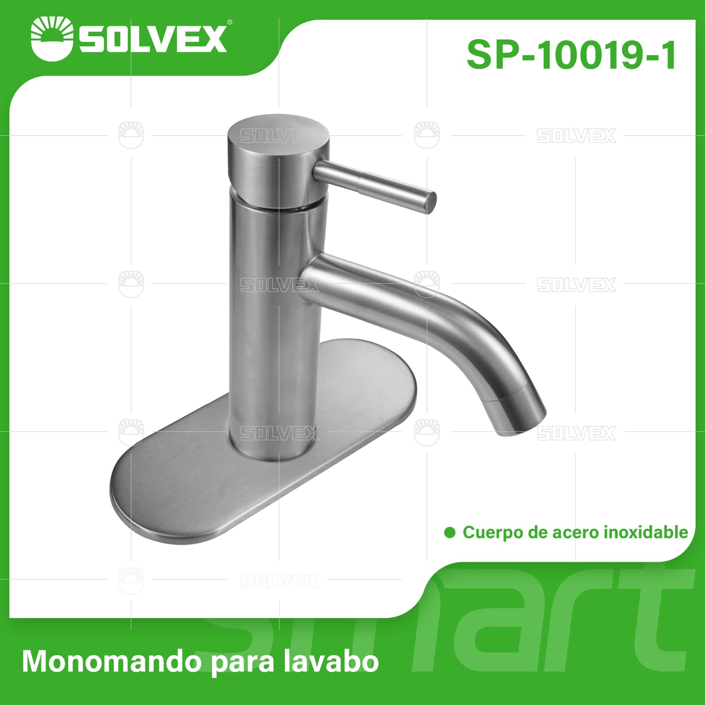 SP-10019-1 (Caja master 10)(MOQ 1 pz=1 caja) Monomando para lavabo