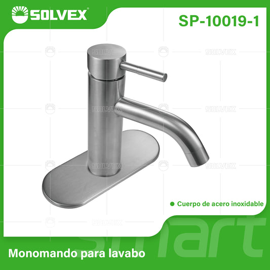 SP-10019-1 (Caja master 10)(MOQ 1 pz=1 caja) Monomando para lavabo