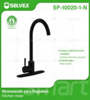 SP-10020-1-N (Caja master 6)(MOQ 1 pz=1 caja) Monomando para fregadero Kitchen mixer