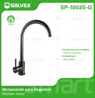 SP-10020-G (Caja master 10)(MOQ 1 pz=1 caja) Monomando para fregadero