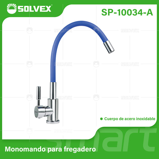 SP-10034-A (Caja master 10)(MOQ 1 pz=1 caja) Monomando para fregadero