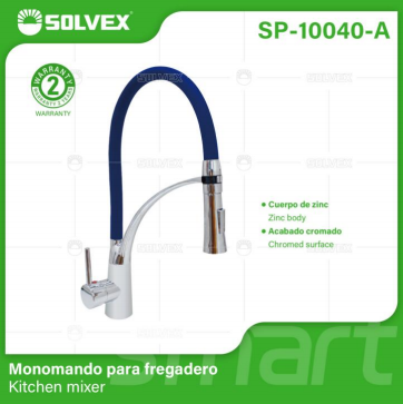 Liquidación SP-10040-A (Caja master 10)(MOQ 1 pz=1 caja) Monomando para fregadero kitchen mixer