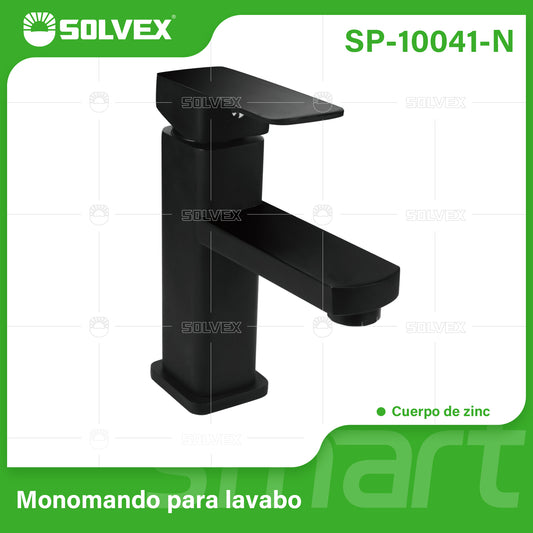 SP-10041-N (Caja master 10)(MOQ 1 pz=1 caja) Monomando para lavabo