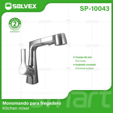 Liquidación SP-10043 (Caja master 10)(MOQ 1 pz=1 caja) Monomando para fregadero kitchen mixer