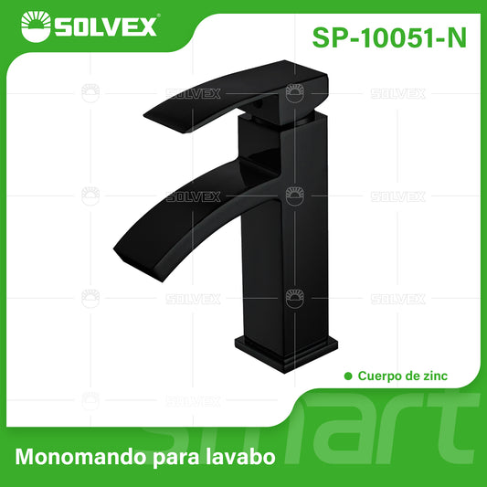 SP-10051-N (Caja master 10)(MOQ 1 pz=1 caja) Monomando para lavabo