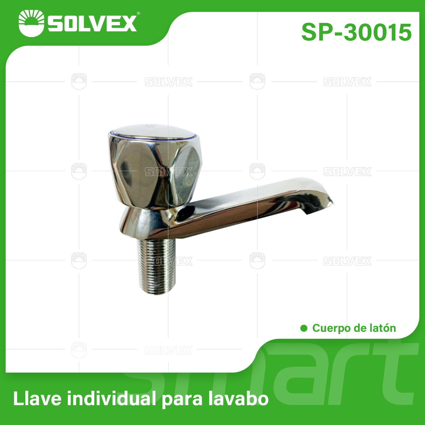 SP-30015 (Caja master 40)(MOQ 2 pzs=1 caja) Llave individual para lavabo