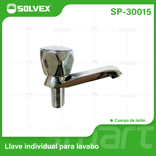 SP-30015 (Caja master 40)(MOQ 2 pzs=1 caja) Llave individual para lavabo