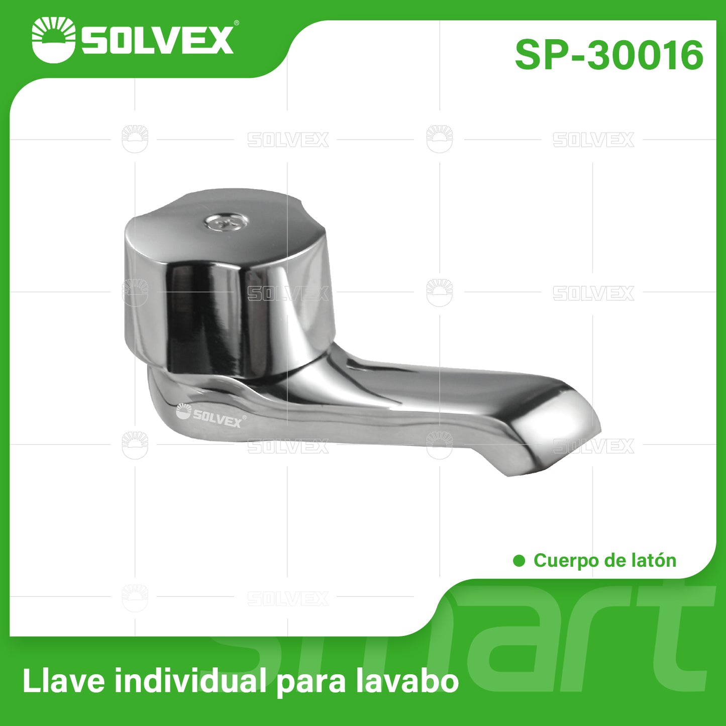 SP-30016 (Caja master 40)(MOQ 2 pzs=1 caja) Llave individual para lavabo
