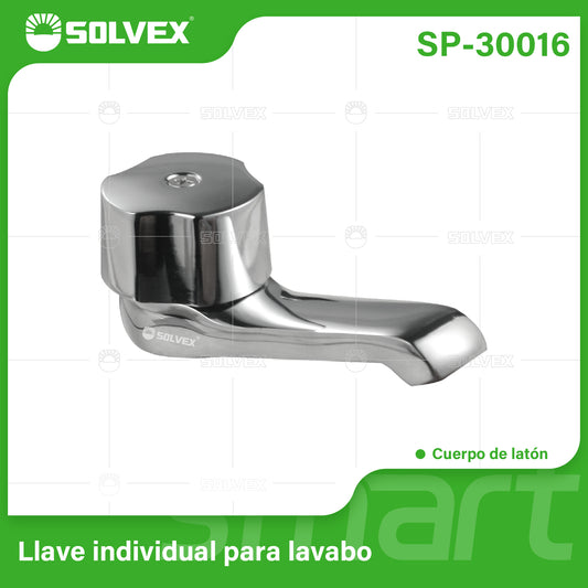 SP-30016 (Caja master 40)(MOQ 2 pzs=1 caja) Llave individual para lavabo