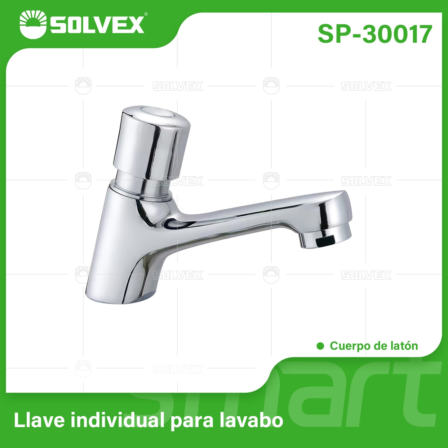 SP-30017 (Caja master 50)(MOQ 1 pz=1 caja) Llave individual para lavabo