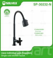 SP-30232-N (Caja master 20)(MOQ 1 pz=1 caja) Llave individual para fregadero Single cold kitchen faucet