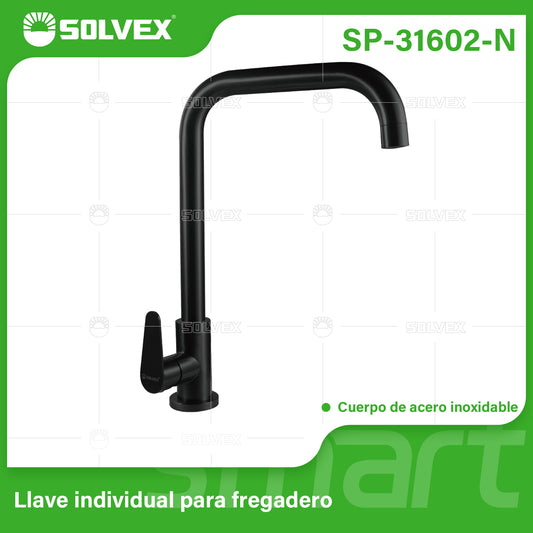 SP-31602-N (Caja master 10)(MOQ 1 pz=1 caja) Llave individual para fregadero