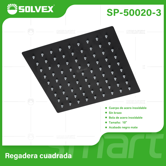 SP-50020-3 (Caja master 20)(MOQ 1 pz=1 caja) Regadera cuadrada