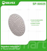 SP-50025 (Caja master 20)(MOQ 1 pz=1 caja) Regadera redonda 9'9" Round shower head