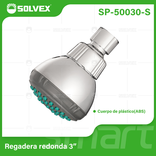 SP-50030-S (Caja master 50)(MOQ 1 juego=1 caja) Regadera redonda 3"