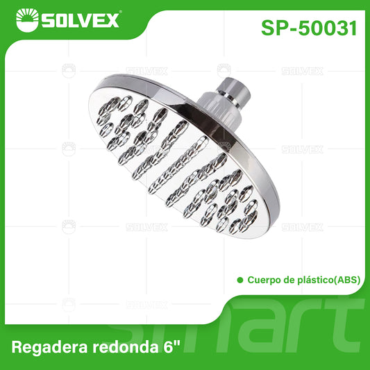 SP-50031 (Caja master 40)(MOQ 1 pz=1 caja) Regadera redonda 6"