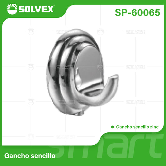 SP-60065 (Caja master 100)(MOQ 1 pz=1 caja) Gancho sencillo