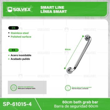 SP-61015-4-(Caja master 1 CTN=40 SKU)-(MOQ 1 SKU)-Barra de seguridad 60cm
Acero inoxidable