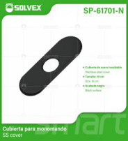 SP-61701-N (Caja master 100)(MOQ 1 pz=1 blíster) Cubierta para monomando SS cover