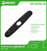 SP-61702-N (Caja master 100)(MOQ 1 pz=1 blíster) Cubierta para monomando SS cover