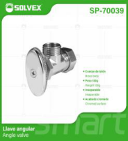 SP-70039 (Caja master 192)(MOQ 12 pzs=1 caja) Llave angular Angle valve
