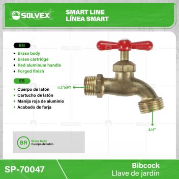 SP-70044-(Caja master 1 CTN=120 SKU)-(MOQ 12 SKU)-Llave angular
Cuerpo de latón
